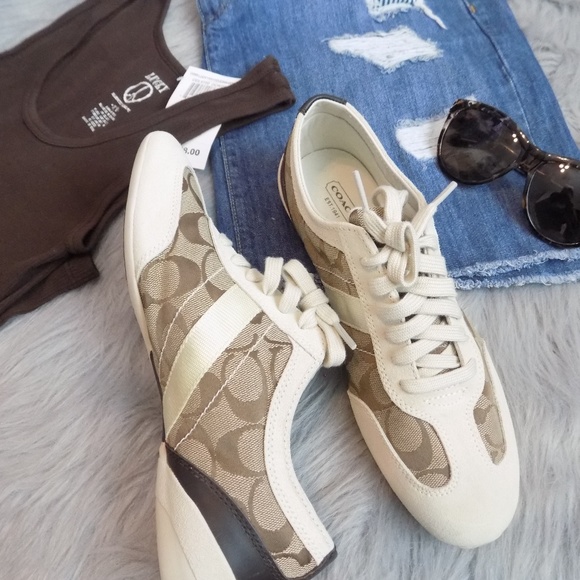 Coach Shoes - Coach Logo Sneakers
